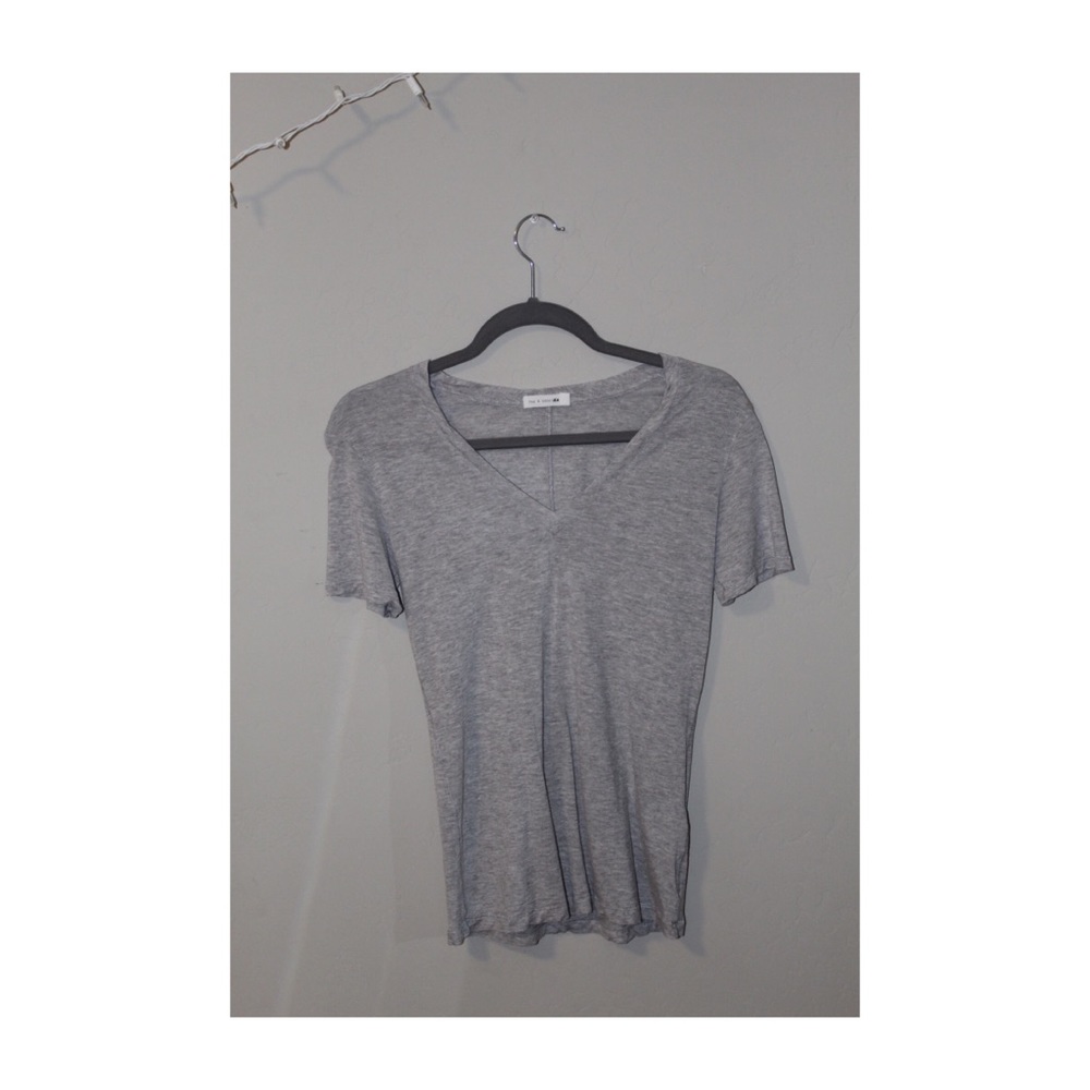 V neck tee shirt